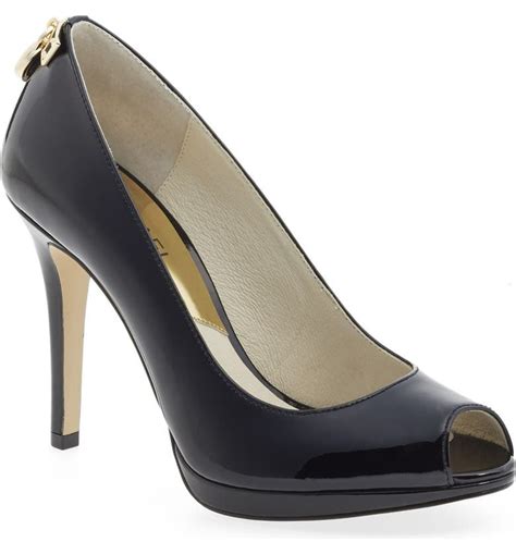 michael kors peeptoe hamilton|Michael michael kors hamilton pump + FREE SHIPPING.